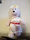 Vintage Angelic Beans Nurse Beanie Bear
