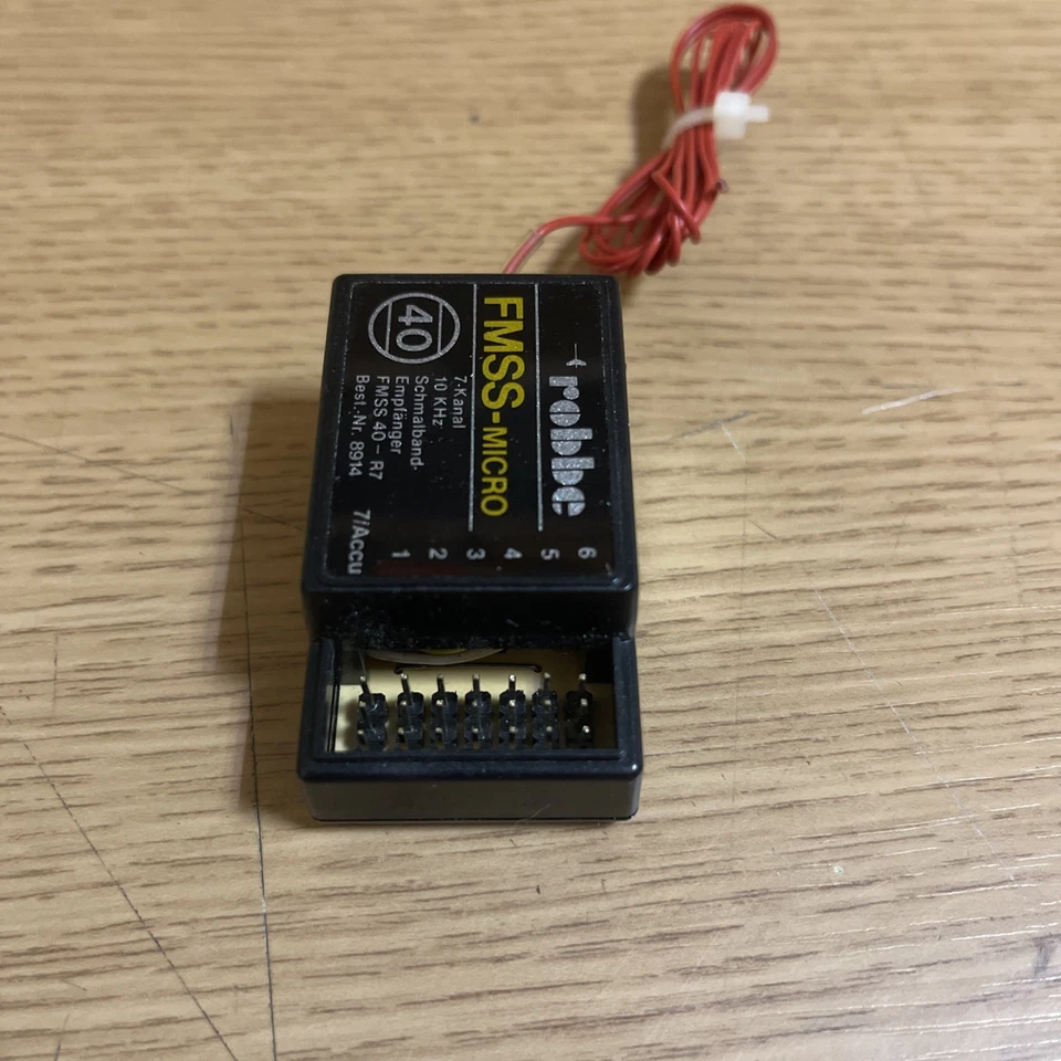 Robbe FMSS-Micro Empfänger, 40 MHz, funktionstüchtig  - Bild 3 von 4