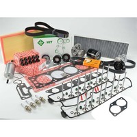 Zylinderkopfdichtung Zahnriemen Filter Ventile Satz Opel Vectra B 2,0 X20XEV 1