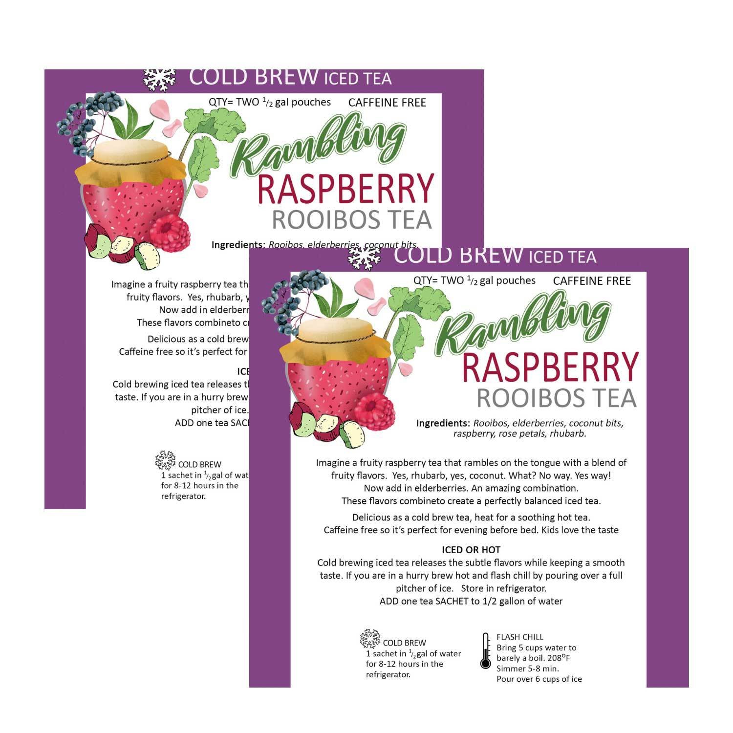 | Pack Of 2 | 2 Half Gallon Bags | Tea N Mo