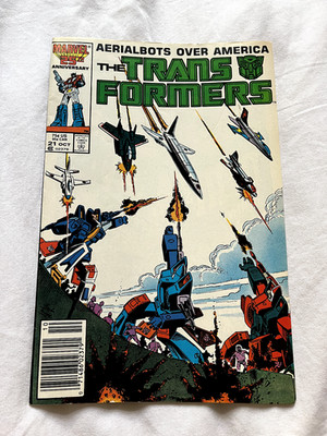Transformers Comic - #21 - October 1986 - US Marvel, great condition, Aerialbots