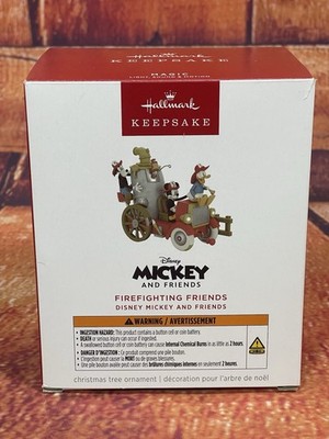Hallmark FIREFIGHTING FRIENDS Mickey Mouse 2025 Keepsake Nonworking
