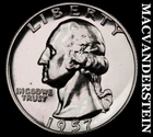 1957 Washington Quarter- Silver- Choice Gem Proof Luster No Reserve #J1657