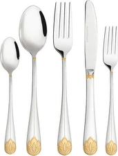 Silverware Set Limited Edition – 30 Piece Family Dinnerware Set – Flatware Set f
