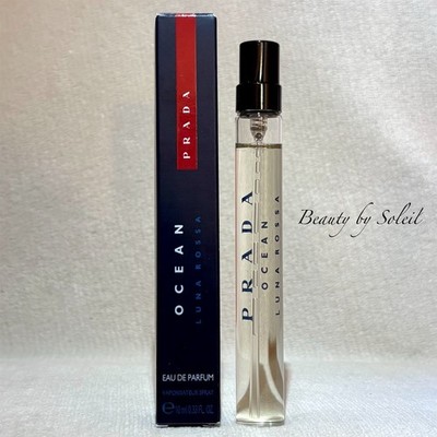 Prada Luna Rossa Ocean Eau de Parfum EDP Travel Spray .33oz, 10mL New in Box