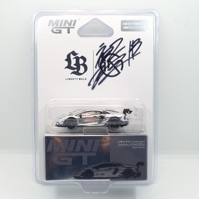 MINI GT LB WORKS LAMBORGHINI AVENTADOR LBWK CHROME IMX 2025