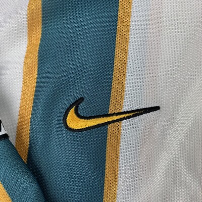 Vintage 90s Nike Los Angeles LA Galaxy MLS Striped Soccer Jersey