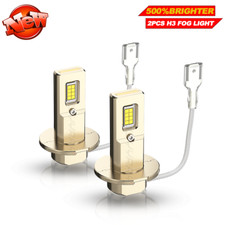 2x H3 200w Led Fog Light Bulbs Conversion Kit Driving Lamp Drl 6000k Xenon White 2x H3 200w Led Fog Light Bulbs Conversion Kit Driving Lamp Drl 6000k Xenon White