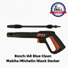 Pressure Washer Spray Gun Lance Nozzle for Bosch Michelin Makita Stanley Car UK