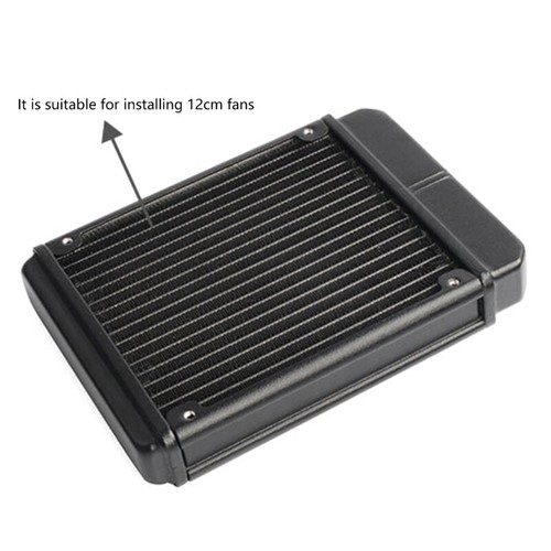 SRL120F10 18 Pipe Aluminum Heat Exchanger Radiators for PC CPU Water Cool - Afbeelding 3 van 8
