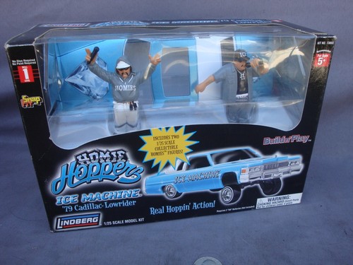 1979 Cadillac Lowrider Homie Hoppers ICE MACHINE 2003 Lindberg Model Kit - NIB
