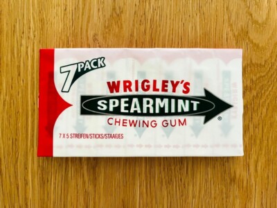 Wrigley's Spearmint Kaugummi (7x5 Streifen)   Luftdicht vakuumiert!!!