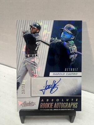 2019 Absolute Rookie Auto Harold Castro RC /23