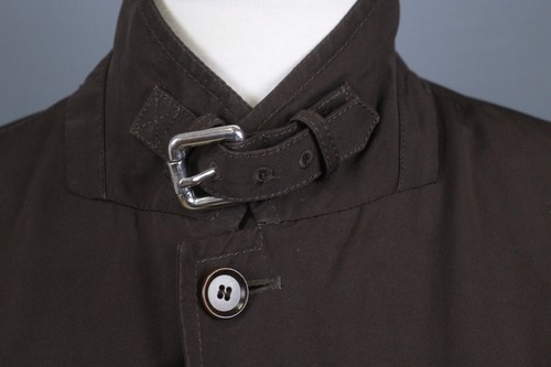MONCLER Brown Buckled Patch Pockets Button Down Blazer Jacket Size 3 - Picture 6 of 24
