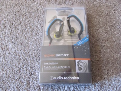 New Audio Technica ATH-CKP200MC Sonic Sport Waterproof Headphones Multi-Color