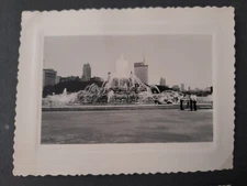 Photo ancienne Snapshot  Chicago Illinois august   1960 tirage argentique 