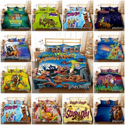 Scooby Doo 3D-Druck Bettbezug Kissenbezüge 2/3pcs Bettwäsche-Set Single Double