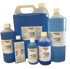 NAIL PREP & WIPE GEL NAIL CLEANSER MANICURE SOLUTION UV LED 100ml -100 Litres (L