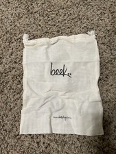 Linen or Linen Dust Bag with Drawstring Closure 13 1/2 X 10 1/2