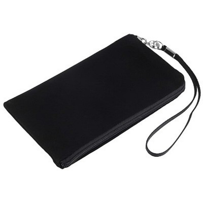 Soft Case schwarz f HTC Evo Design 4G Tasche Etui mit Reissverschluß