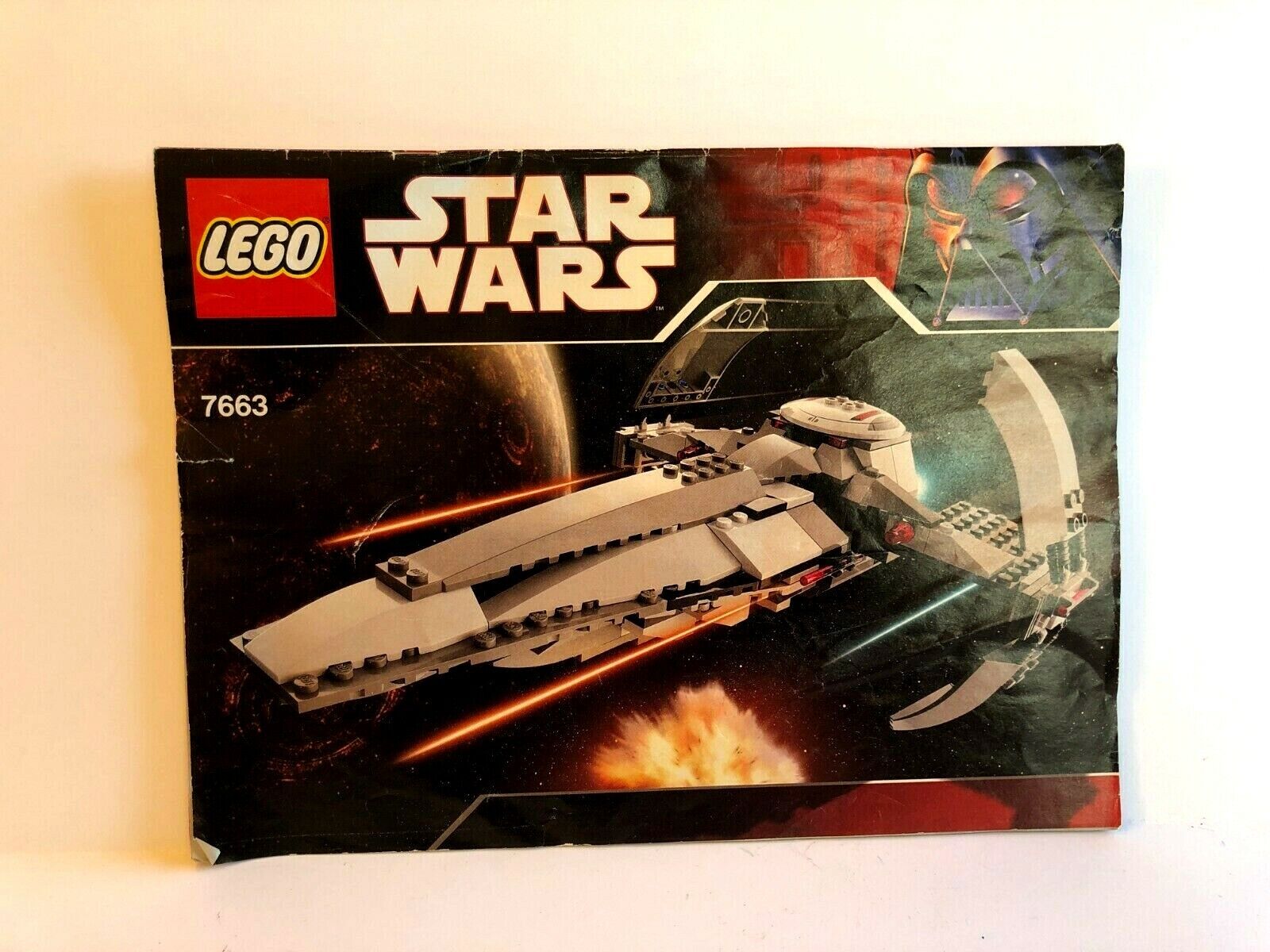 Desigualdad Cita estimular Lego 7663 Sith Infiltrator Star Wars Instruction Manual ONLY | eBay
