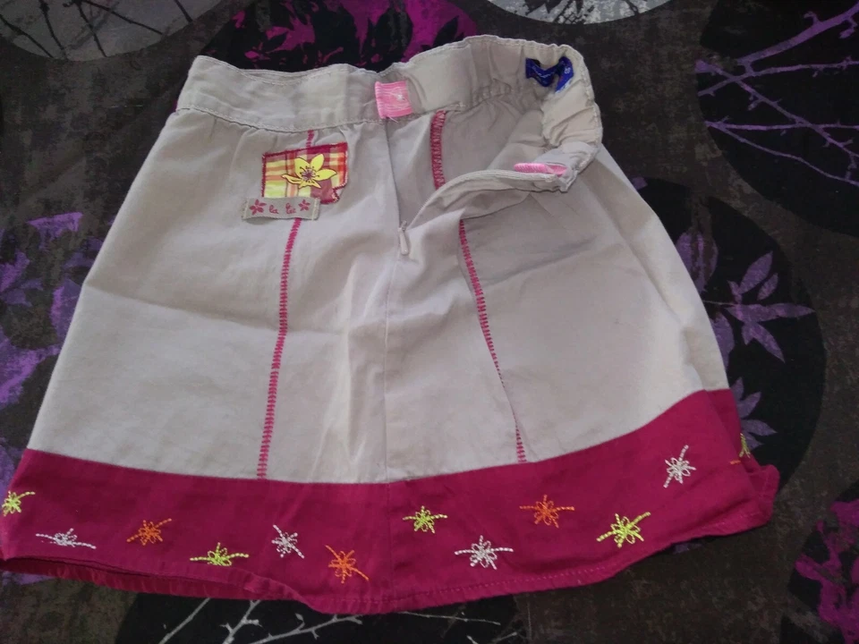 Jolie Jupe d'été Taille 3 ans de la Marque "LA COMPAGNIE DES PETITS "en tbe. - Photo 4/4