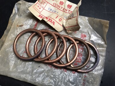 Honda DREAM C72 C77 CA77 C78 DICHTUNG EX ROHR / NOS X 2