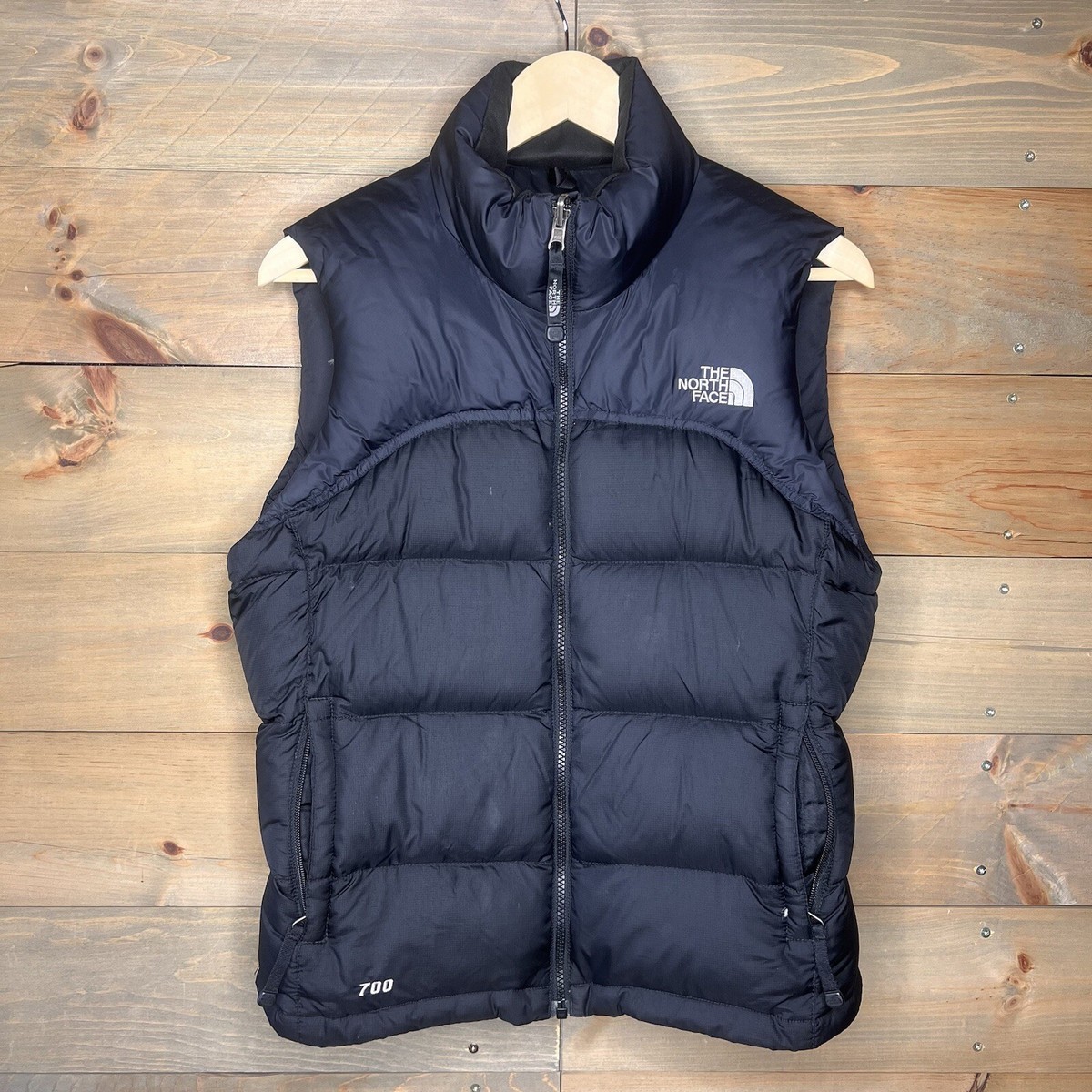 The North Face TNF Nuptse 700 Goose Down Puffer Vest Black The North Face TNF Nuptse 700 Goose Down Puffer Vest Black