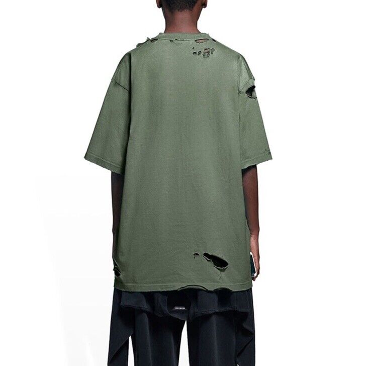 Balenciaga Destroyed Flatground T Shirt Cotton Size XS | eBay Balenciaga Destroyed Flatground T Shirt Cotton Size XS | eBay