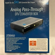 Digital Stream Analog Pass-Through DTV Converter Box: Model DTX9950
