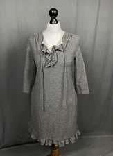 A.P.C. Women's Gray Long Tunic Dress Size 36