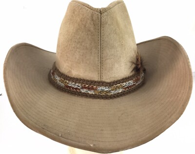 Larry Mahan Tan Western Style unisex Hat Larry Mahan MS4V42WYAX4414 10X WYATT Straw Hat Tan – J.C.  main image 4