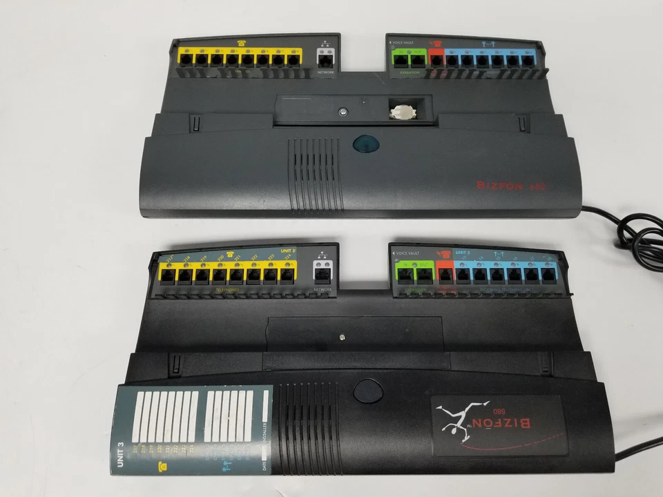 Lot of 2 Bizfon 680 Main Control Unit Phone System Parts Foto 2 de 4