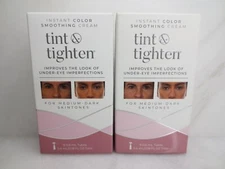 TINT & TIGHTEN INSTANT COLOR SMOOTHING CREAM FOR MEDIUM DARK TUBES 0.18 OZ 2PCS