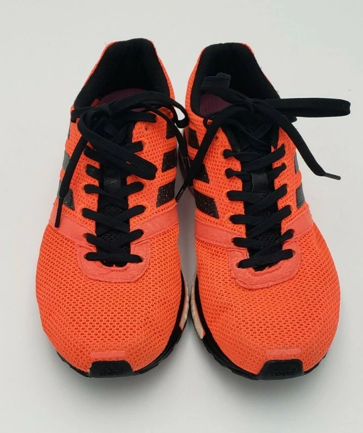 Adidas Adizero Adios 4 Solar Orange Core Black Womens Sz 8