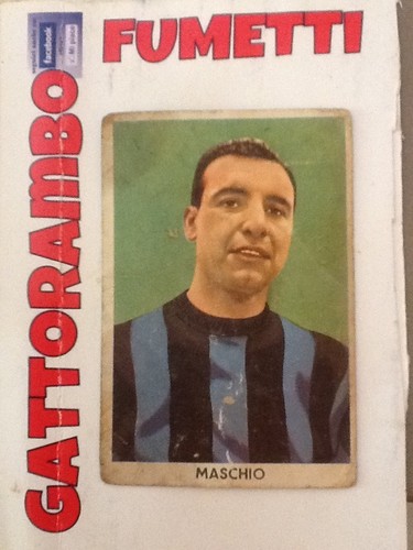 Figurina Cartonata N.9 Maschio Rara-Inter Ed.Taver Matic Il Calcio Italiano - 第 1/1 張圖片