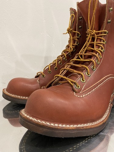 Wesco Highliner Redwood Leather Steel 