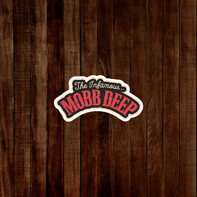 ステッカー2枚セット Mobb Deep / The Infamous The Infamous Mobb Deep Hip Hop Rap Group Sticker Decal Car Laptop