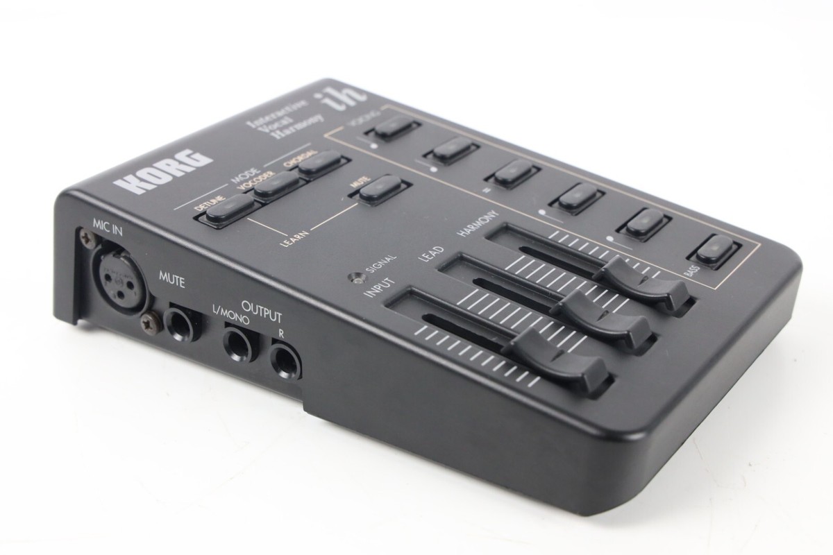 KORG ih lnteractive Vocal Harmonyレア品 KORG ih Interactive Vocal Harmony Harmonizer Black Excellent