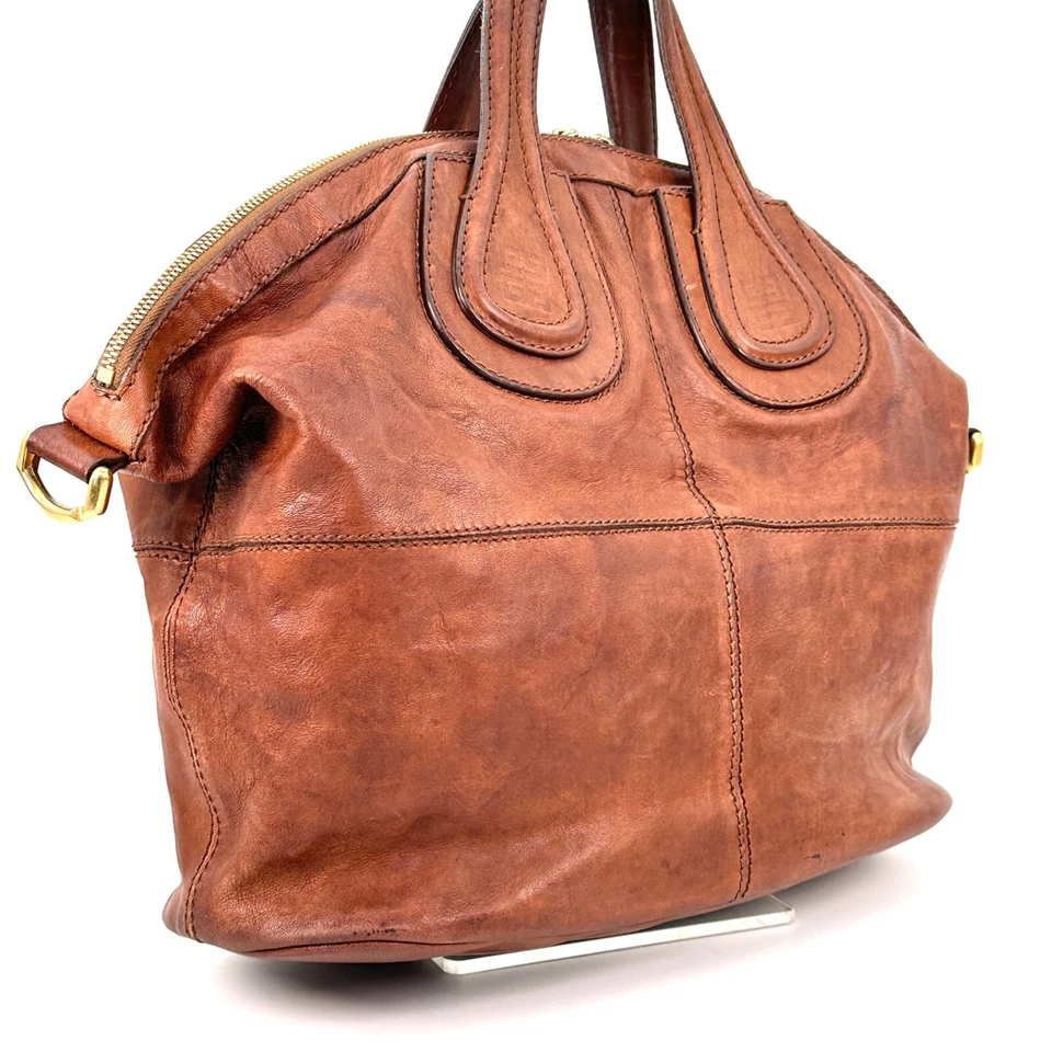 GIVENCHY Bolso de Hombro Ruiseñor Bolso de Mano 2 Vías Marrón Foto 3 de 4