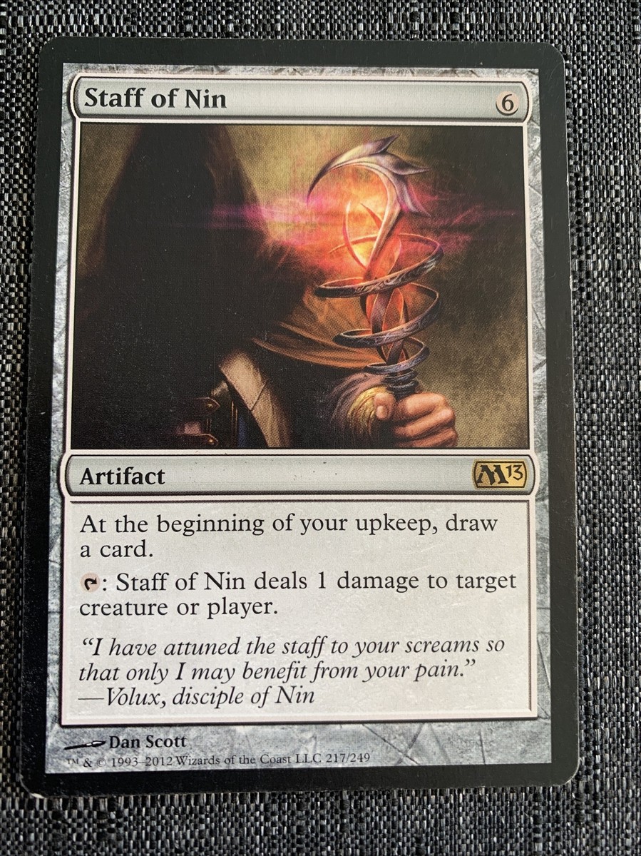 1x Staff Of Min NM Magic 2013 MTG Magic The Gathering | eBay
