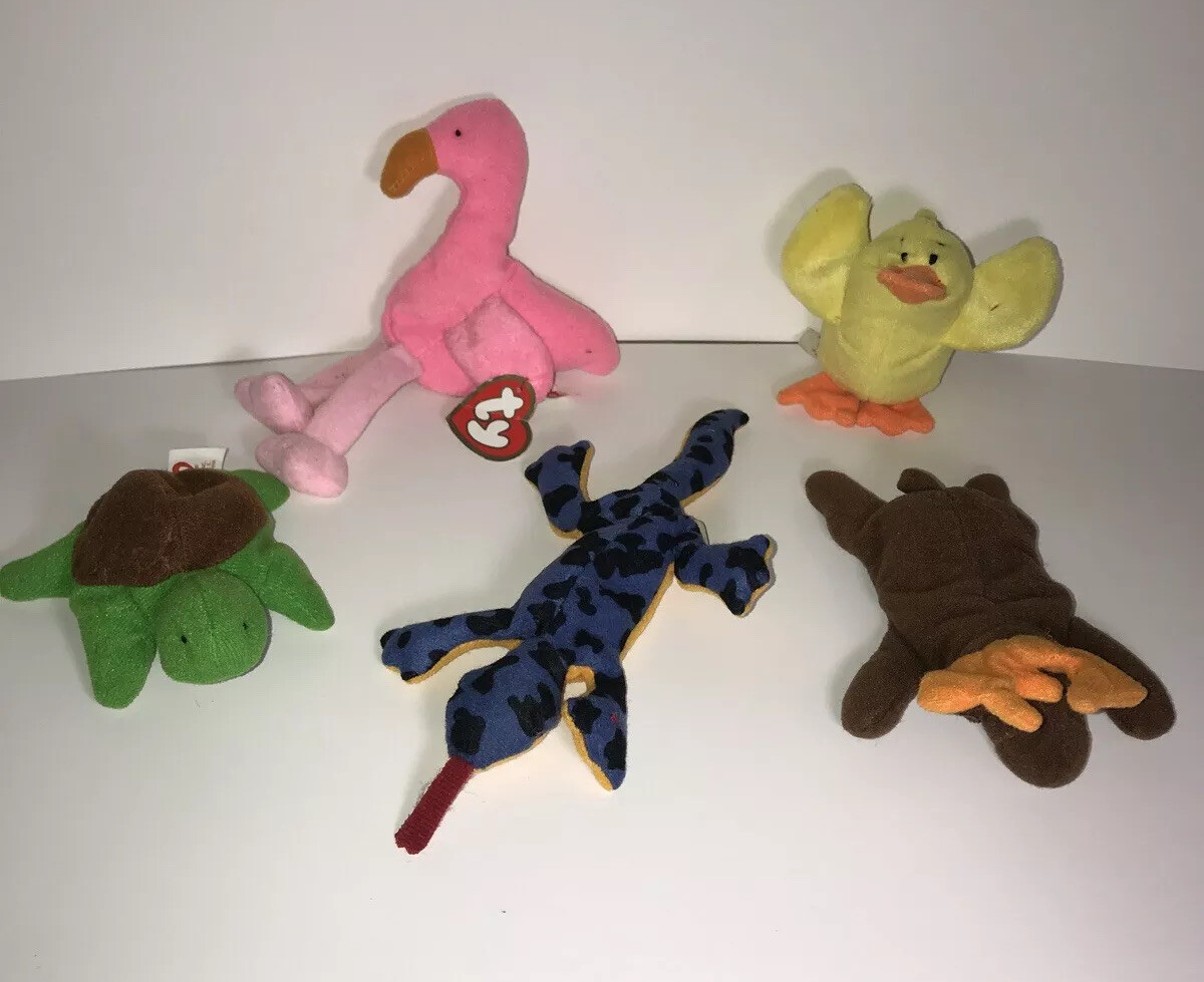 Vintage McDonald's ty Teenie Beanie Babies 1997 (5, Loose