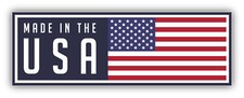 Made In The USA Vinyl Sticker Decal