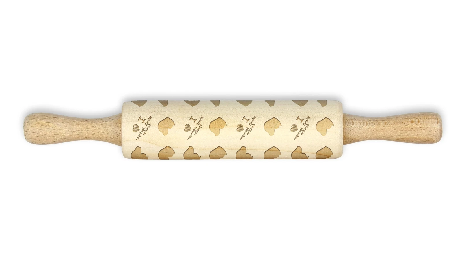Welsh Springer Spaniel Roller with Small Dog Head Art-Dog
