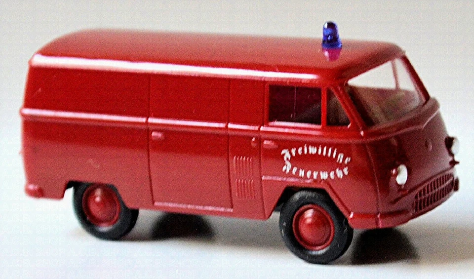 Tempo Matador Furgone Volontari Pompieri 1955-63 Rosso 1:87 Epoche 10119 - Immagine 3 di 4