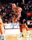 Harold Miner Miami Heat Signed 8x10 Glossy Photo JSA Authenticated