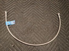 3/8" Stainless Braided PTFE Hose 37  JIC Female Flare Swivel Fitting 6 6 28"