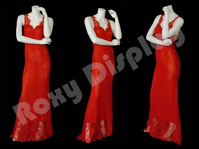 Female Fiberglass Headless style Mannequin Dress Form Display #MD-A6BW2-S