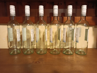 LOT 6 FLASCHEN WEISS UND DUNKEL 0,75 MIT SCHRAUBVERSCHLUSS AUS NACHLASS x WEINÖL