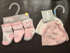 Love Brand Caps And Socks For Baby 0-6m 